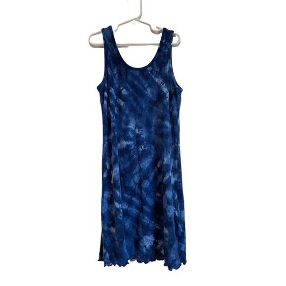 Abercrombie Kids blue tie dye dress sleeveless lightweight stretchy Size 11/12